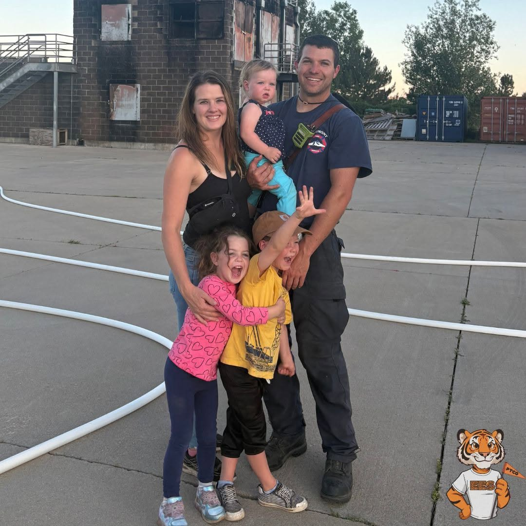 Natalie Blythe and family